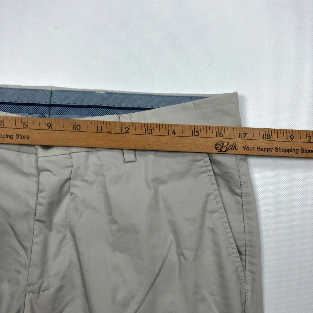 Ballin Ceramica Modern Fit Men 34x30 Khaki Cotton Stretch Performance Pants